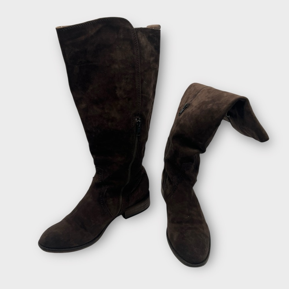 Spirit By Lucchese Annie Riding Boots Women’s Size 8.5 Leather Suede Great Cond! - Picture 2 of 7